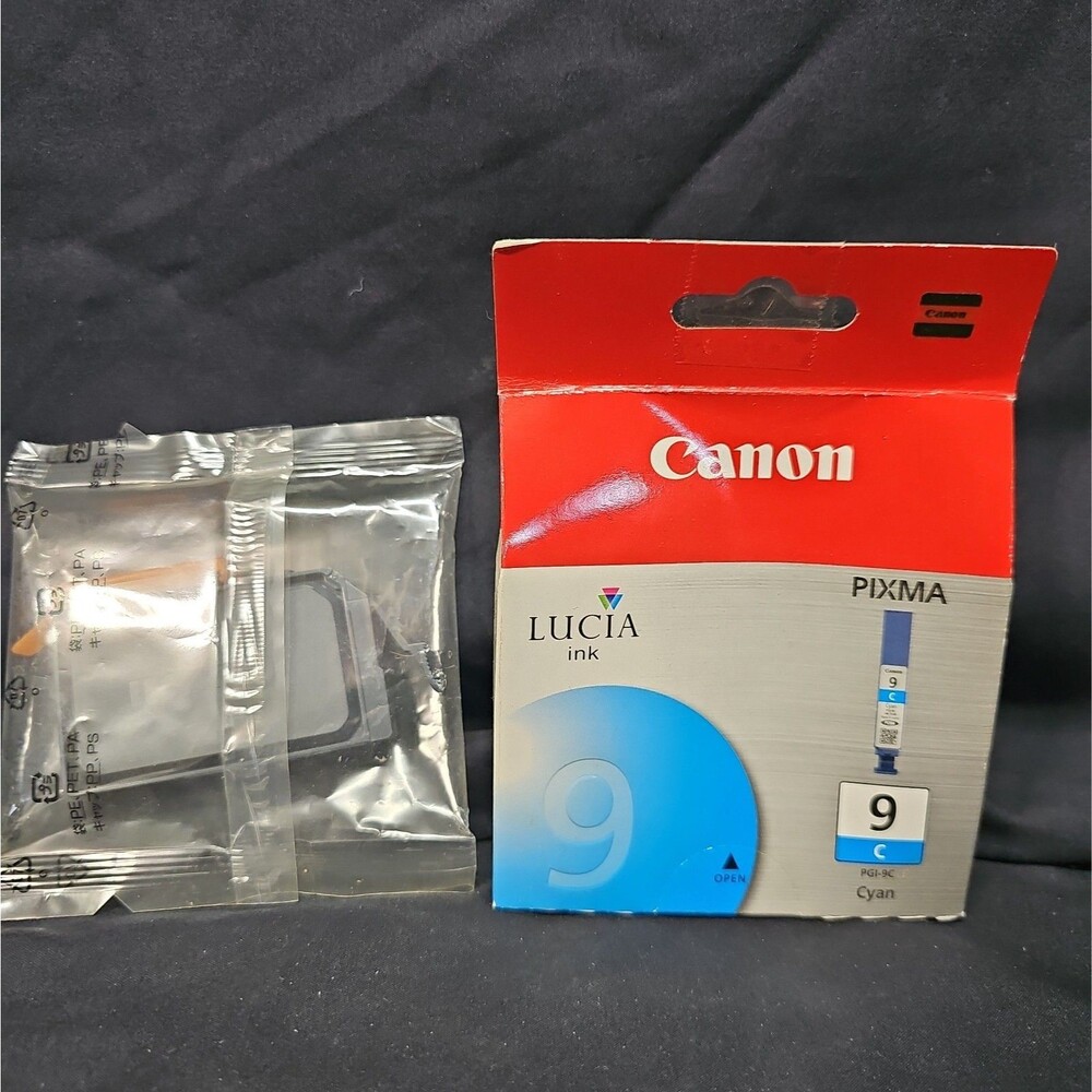 Lucia Ink Genuine Canon Pixma Ink Cyan PGI-9C Pair
